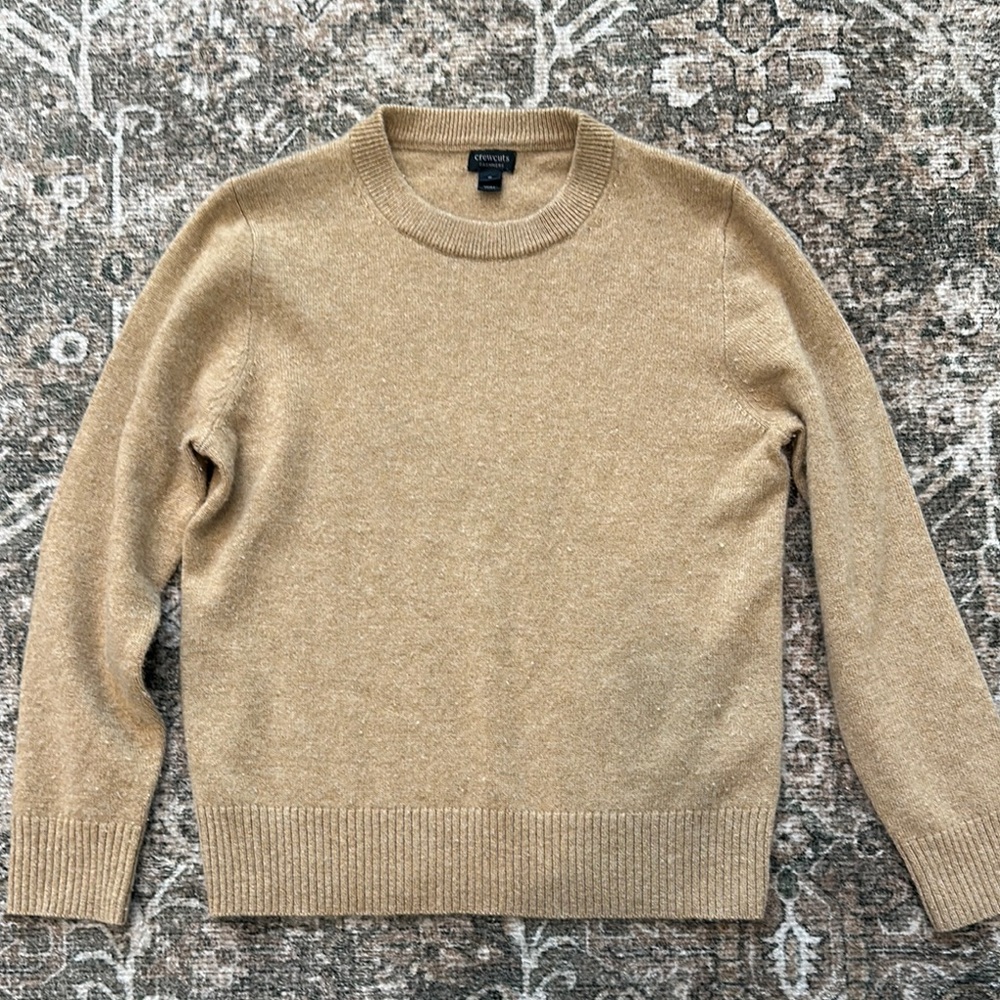Crewcuts size 8 Cashmere camel sweater